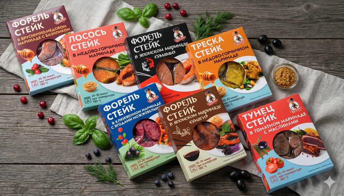 Маринованные морепродукты — превью для витрины